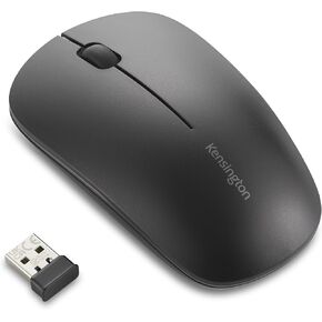 Kensington MY230 EQ Wireless Rechargeable Mouse, Ambidextrous Design, Quiet-Click, 2.4GHz, Bluetooth 5.0, Black (K75303NA)