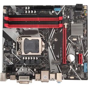 ATX Motherboard 64GB DDR3 LGA1155 Computer Motherboard with SATA3.0, 4 USB3.0, 6 USB2.0, Gigabit NIC, PCIEX16 Graphics Card Slot
