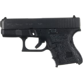TALON Grips Adhesive Pistol Grip Compatible with Glock 26, 27, 28, 33, 39 – Made in The USA – Gen - Rubber, Black