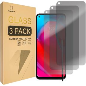 Mr.Shield [3-PACK] Privacy Screen Protector Compatible with Motorola Moto G Stylus (2021) / Moto G Stylus 5g [Tempered Glass] [Anti Spy] Screen Protector with Lifetime Replacement
