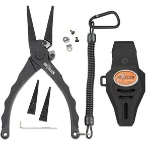 Dr. Slick Squall Pliers, 7.5 in, Aluminum Frame, Tungsten Carbide Cutters, Storm Series