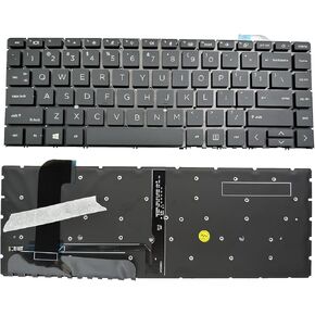 Laptop Replacement US Layout with backlight Keyboard for HP Zbook Studio G7 G8 M14606-00 7J2010 LK132VB1B00