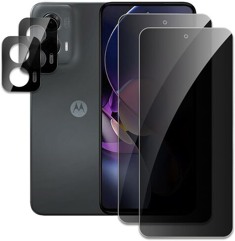 [2 + 2] واقي شاشة الخصوصية لـ Motorola Moto G stylus 2024 ، 2* فيلم زجاجي مضاد للتجسس + 2* حامي عدسة الكاميرا ، صلابة 9H ، حماية حافة الترقية ، التثبيت السهل ، الفقاعة الحرة in Kuwait