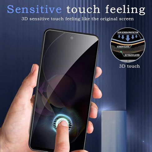 [2 + 2] واقي شاشة الخصوصية لـ Motorola Moto G stylus 2024 ، 2* فيلم زجاجي مضاد للتجسس + 2* حامي عدسة الكاميرا ، صلابة 9H ، حماية حافة الترقية ، التثبيت السهل ، الفقاعة الحرة in Kuwait