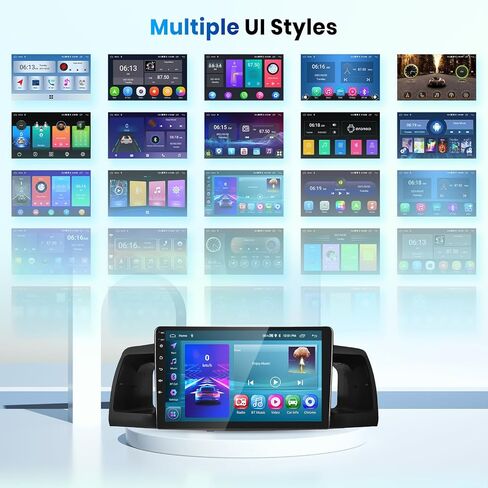 2G+64G Android 13 Car Radio To Toyota Corolla Ex 2007 2008 2008 2010 2011 2012 مع Carplay Android Auto ، 9 بوصة تعمل بالميسريو دعم استريو GPS/Bluetooth/SWC/النسخ الاحتياطي in Kuwait