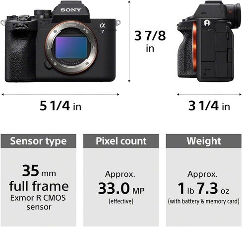حزمة الكاميرا الرقمية بدون مرآة Sony A7 مع عدسة Sony Fe 24-70mm f/2.8 GM II و Pixel Advanced Accessory | سوني ألفا 7 IV in Kuwait