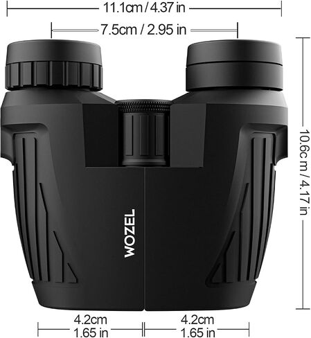15X25 Small Binocular for Adults & Kids - High Powered Binoculars with Bright Light & Large Field of View - Compact Binoculars for Hunting, Bird Watching, Hiking, Outdoor Activities in Saudi Arabia