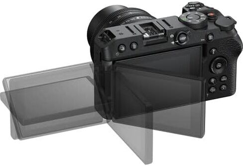 Nikon Z30 كاميرا خفيفة الوزن بدون مرآة مع عدسة تكبير 12-28 مم + 3x ENEL25 استبدال + 2x Streaf PRO 64GB CARD + UV LENS FILTER + برنامج تحرير الصور + MIC + شاشة خارجي + المزيد (متجدد) in Saudi Arabia