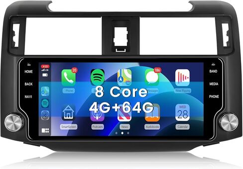 [8 Core 4G + 64G] Android 13 Car Radio To Toyota 4Runner 2010-2019 مع Carplay/Android Auto ، 10.33 بوصة الشاشة تعمل باللمس ، GPS ، WiFi ، SWC ، DSP + كاميرا احتياطية in Kuwait
