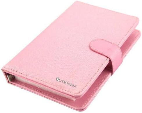 Sanoxy® 9.7 "PU Leather USB Keyboard Case/Cover Stand لجهاز الكمبيوتر اللوحي 9 بوصة (9.7" بوصة اللون الوردي) in Kuwait