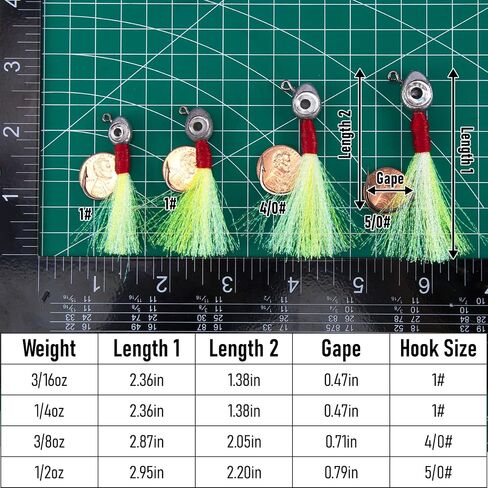 Dr.fish 10 Pack Big Eye Fishing Jig Heads Salaltwater Fishing Swimbait Jig Trout Walleye Hair Jigs Bass Hook in Kuwait