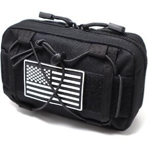 Tactical Molle Admin Pouch Compact Utility EDC Tool Bag Portable Fanny Waist Pack Belt Waist Pouches Bag for Tactical Accessories
