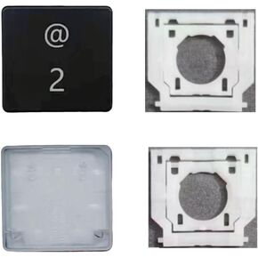 Replacement Digital 2 Keycap Keys and Hinges Compatible for Surface Laptop 3/4/5 13.5/15inch 1867 1868 1872 1873 1950 1951 1952 1953 Keyboard 2 Key Cap (Black)