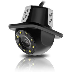 Car Backup Camera, car reversing Camera 8 LED Night Vision, Waterproof dustproof 170°Wide Angle Universal for Cars, SUV, Vehicles, Trucks(ES-8led)
