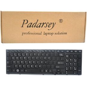 Padarsey Replacement Keyboard Compatible for Toshiba Satellite P750 P750D P755 P755D P770 P770D P775 P775D Qosmio X770-107 X775-Q7270 X775-Q7272 Series P755-S5215 P755-S5385 P755-S5396 P775-S7215