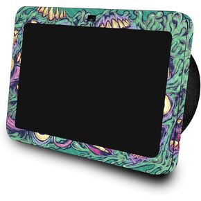 Carbon Fiber Skin Compatible with Amazon Echo Show 8 (3rd Gen, 2023) - Eyes and Teeth - Premium 3M Vinyl Protective Wrap Decal Cover - Easy to Apply | Crafted in The USA by MightySkins