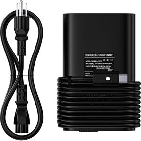 65W USB C Laptop Charger for HP Pavilion x360 11 13 15, Envy x360 13 15 17,15-f111dx 15-f211wm 15-f233wm 15-f278nr, Fast Charging for Dell Samsung Asus Acer Google Chromebook Type C Power Cord