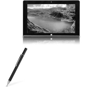 BoxWave Stylus Pen Compatible with Fusion5 FWIN232 Plus S1 - FineTouch Capacitive Stylus, Super Precise Stylus Pen - Jet Black