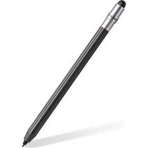 STAEDTLER Noris Digital Mini 180M 22, 2-in-1 Stylus Pen for Digital Writing and Drawing on EMR and Capacitive Touchscreens (Round Shape, Includes 5 EMR Replacement Tips and Tool)