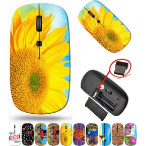 maizi Mouse for Laptop Chromebook Laptop PC Notebook Mice for Laptop Image ID: 20296986 Close up of Sunflower Portable 2.4G with USB Receiver Made in USA