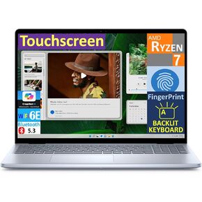 Dell Inspiron Business Laptop 16.0 "شاشة تعمل باللمس FHD+ عرض (AMD RYZEN 7 8840U ، 32GB DDR5 ، 1TB M. in Kuwait