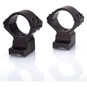 Talley Lightweight Alloy 1in High Black Scope Mounts Compatible with Weatherby