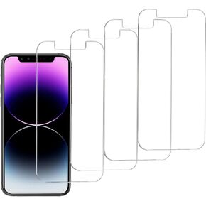 4-Pack Screen Protector for iPhone 11 Pro Max, 9H Hardness and Anti-Oil Anti-Fingerprint HD Clear, Shatterproof Tempered Glass for 11 Pro Max-6.5"