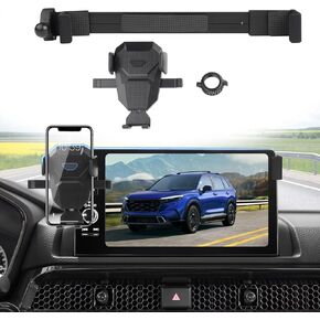 حامل هاتف السيارة لعام 2023-2025 ملحقات Honda CR-V ، حامل هاتف GPS CR-V القابل للتعديل لشاشة 9 بوصات ، حامل فائق التهوية المستقرة اليدوية.