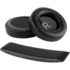 Geekria Earpad + عصابة رأس متوافقة مع AKG K845BT ، K845 ، K545 ، وسادة أذن استبدال سماعة الرأس + وسادة أذن/أذن وسادة/أذن.