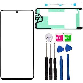 Baige Replacement Repair Front Outer Glass Lens Cover Screen for Samsung Galaxy S20+ S20 Plus SM-G985 6.7 Inch Parts Tape Tool (No LCD Touch ＆ Digitizer) (S20+)