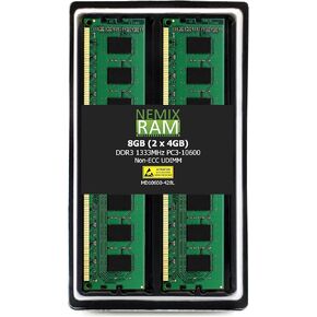 Samsung M378B5273CH0-CH9 8GB 2 x 4GB PC3-10600U DDR3 1333 Desktop Memory Kit