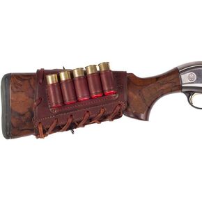 VlaMiTex J15 Leather Hunting Buttstock Ammo Cartridge 12 ga