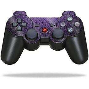 MightySkins Glossy Glitter Skin for Sony PlayStation 3 PS3 Controller - Antique Purple | Protective, Durable High-Gloss Glitter Finish | Easy to Apply, Remove, and Change Styles | Made in The USA