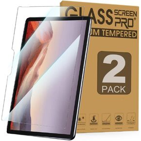 [2 Packs] Anti Blue Light Screen Protector for Microsoft Surface Pro4/5/6/7/7Plus, Surface Pro7 Tempered Glass Screen Film, 9H Hardness/Bubble Free/Eyes Protection/Case Friendly/Anti Glare