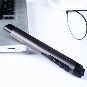 Serounder 2.4G Optical Pocket Pen Mouse, Bluetooth USB Optical Digital Pen Mouse with Function, 1200 DPI, 4 Buttons, Ergonomic Handwriting Mini Air Mouse for PC Notebook Lapt