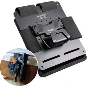 Stinger Tactical Bedside Holster w/ Magnetic Gun Mount: Safety Trigger Guard Protection, Bedside Backup, Bedside Pistol / Handgun Holster, Mattress Holster, Magazine and Flashlight Loop, Under Desk, Couch