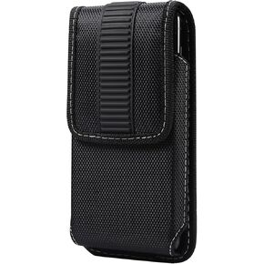 Vertical Cell Phone Holster Case with Belt Clip Loops for Samsung Galaxy A15 5G, A25 A35, A13 A12 A23 A73 A03S S24 Ultra, S23 Ultra, S21 Plus, S20 Fe, Moto G Play 2024 G Stylus 5G G54 OnePlus 12, 12R