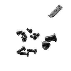 A Set of Titanium Screw Pivot Dress Kit Black Accessory for Benchmade Mini Adamas 273