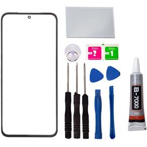 Replacement Repair Front Outer Glass Lens Cover Screen Replacement for Motorola Edge 30 Neo with Pre-Install OCA Tool (No LCD Touch ＆ Digitizer)