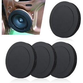 4 PCS Car Audio Speaker Gasket ، 7.67 " + 5.53" Rebound Rebound Seal American Voice Coil Coil Coil Coil Coil Voal ، ملحقات تعديل الإصلاح ، مناسبة لمعظم السيارات (أسود)