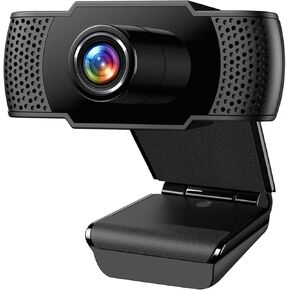 2K Webcam, USB QHD Computer Web Camera with Noise Canceling Microphone, Plug and Play, Widescreen Web Cam for Meeting/Conference, Zoom/Skype/YouTube