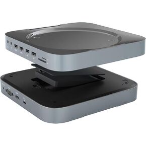 Multi-Function High-Def Video Storage Device with 12-in-1 Connectivity: Supports 2.5 SATA HDD, Dual USB 3.0 + Dual USB 2.0, HDMI/VGA Dual Display Ports, Type-C Fast Charging