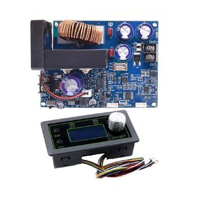 CNC DC to DC Buck Converter, 1000W 20A 50V Adjustable Power Supply Module, 6.0-55.00V to 0.0-50.00V Step Down DC Voltage Regulator, with LCD Display Meter