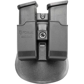 Fobus 6900NDRP 9mm & .40 Double-Stack Double Magazine Pouch (fits Glock & H&K USP) Evolution Double Mag Pouch Roto Paddle, Black