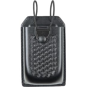 Safariland Bianchi 762-5-4: Radio Carrier W/Swivel, Basket Weave, Black