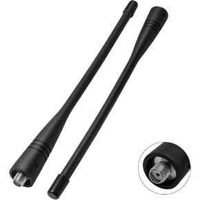 2 Pack KRA-36 UHF Antenna for Kenwood NX-410 NX-420 NX-5400 TK 5410, 700MHz 800MHz Whip Antenna 6.3 inch