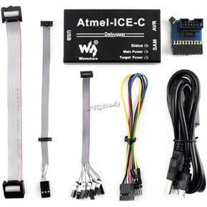 Compatible Powerful Atmel-ICE MCU AVR SAM Xmega Programmer Debugger On-chip Debug Supports JTAG aWire PDI debugWIRE SWD TPI SPI Interface Original ATMEL-ICE-PCBA Inside @XYGStudy