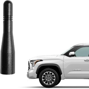 Tundra Truck Short Antenna for Toyota Tundra 1999-2025, Tacoma 96-16 | Black 3 inches | Short Replacement Antenna | Optimized Radio Reception | Car Wash Safe | for Toyota Tundra Tacoma Accessories