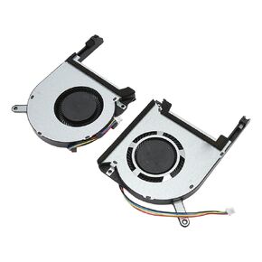 SUNGOOYUE CPU GPU Cooling Fan, 2pcs 4 Pin Laptop Notebook Cooling Fan for Asus FX505DU for FX505DY for FX505DD (CPU and GPU Fan)
