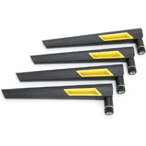Acogedor 4Pcs 10dB Router Antenna for RT AX88U AX6000 Dual Band, SMA Network Card with Stable Structure, Excellent Performance